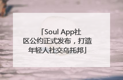 Soul App社区公约正式发布，打造年轻人社交乌托邦